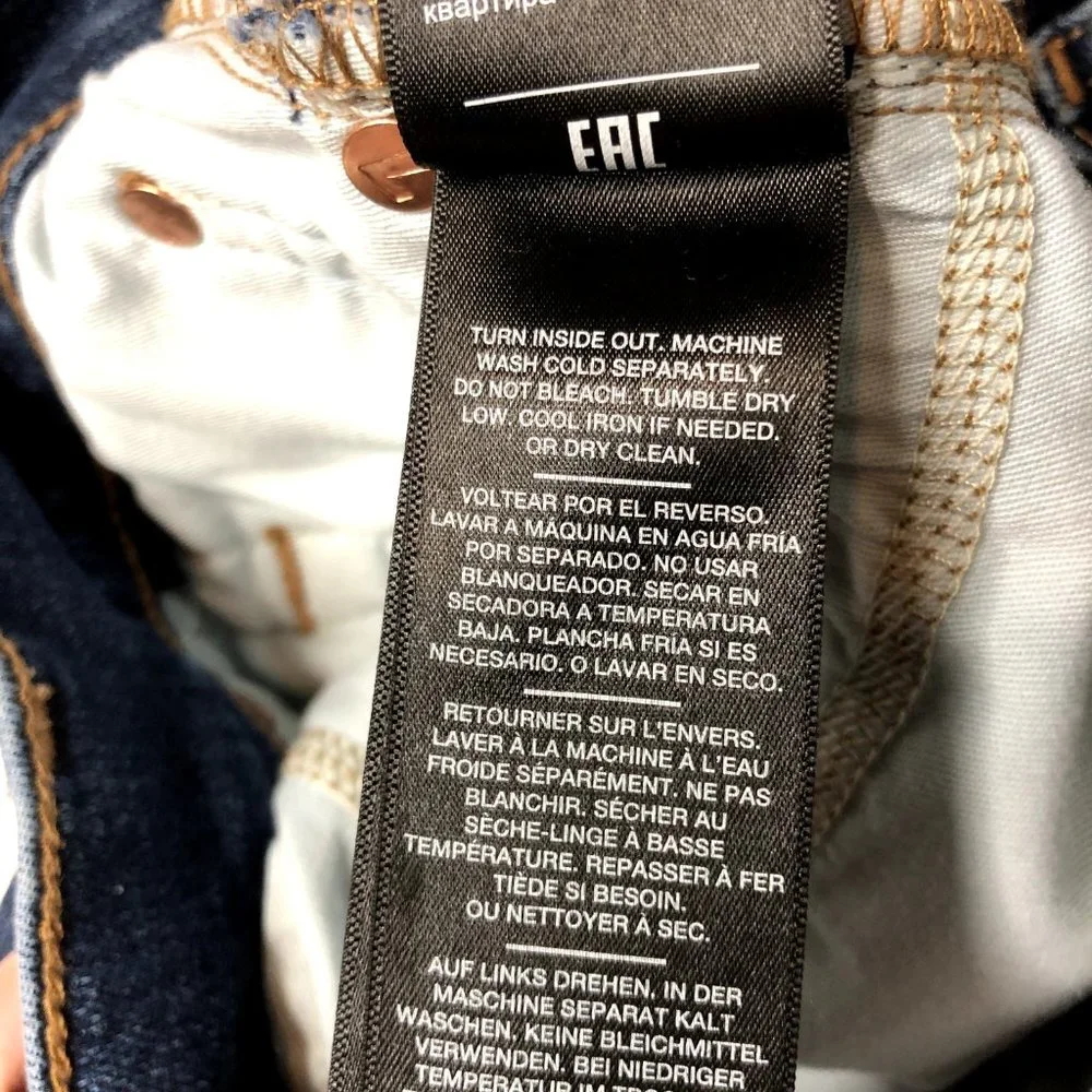 7 for all mankind Womens Paxtyn Skinny Jeans Size 29 Distressed - Picture 8 of 16